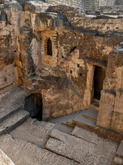 Famous Uperkot Buddhist caves in Junagarh, Gujarat, India