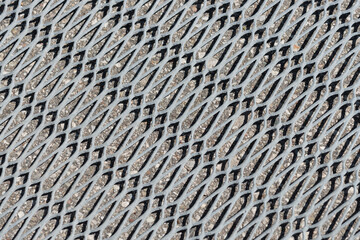metal grid background