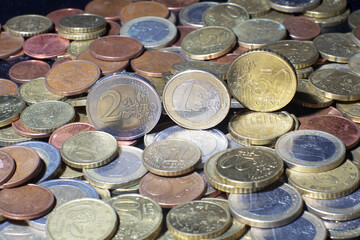 euro coins