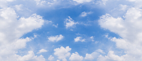 Cloudy sky panorama background image