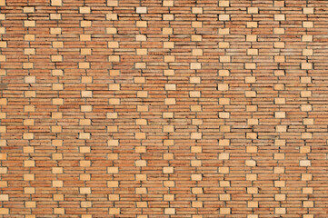 Texture of red bricks