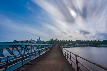 Fototapeta premium Old bridge over the river