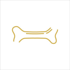 dog bone icons symbol vector elements for infographic web