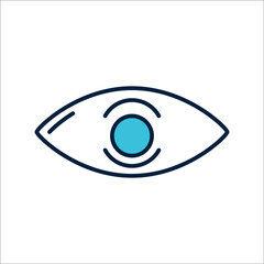 eye icons symbol vector elements for infographic web