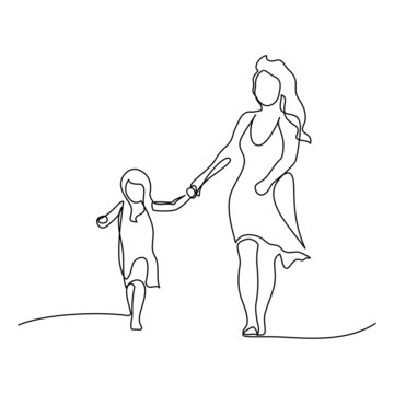 Mother Sketch Images  Browse 56240 Stock Photos Vectors and Video   Adobe Stock