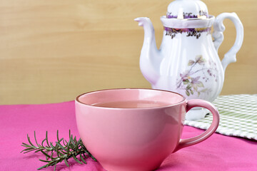 natural cinnamon tea, cloves, rosemary and lemon grass