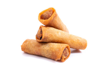 Traditional fried chinese rolls