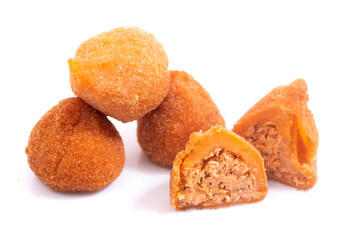 Typical deep fried chicken appetizers