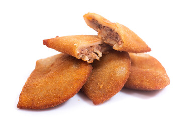 Typical deep fried meat rissol appetizers