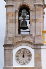 Church of Carmo clock tower close up