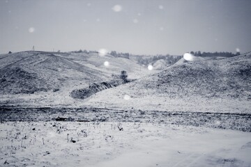 track in the mountains