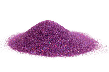 purple glitter powder sand