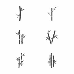 Bamboo Logo Template vector icon illustration design