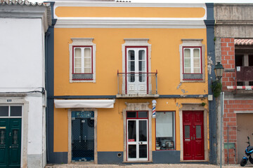 typical buildings of the portuguese cities