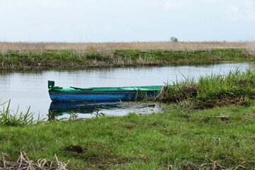 A boat on the Narew River