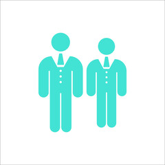 people icons symbol vector elements for infographic web