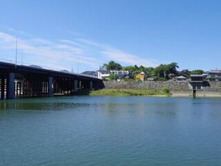 Fototapeta premium 肱川（愛媛県大洲市）