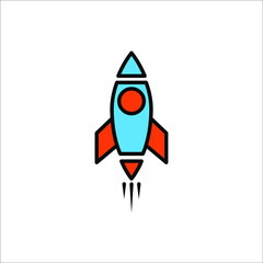 rocket icons symbol vector elements for infographic web