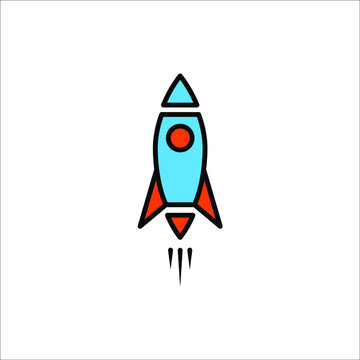rocket icons symbol vector elements for infographic web