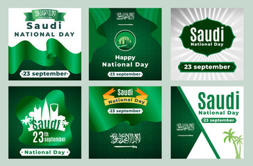Saudi Arabia National Day In September 23 Th. Happy Independence Day. Saudi Arabia Banner Template National Day Celebrations Saudi Arabia Flag
