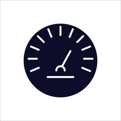 Speedometer icons symbol vector elements for infographic web