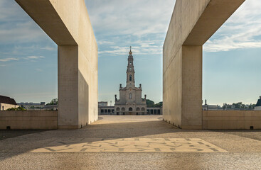 The Sanctuary of Fatima, which is also known as the Basilica of Our Lady of Fatima in Portugal