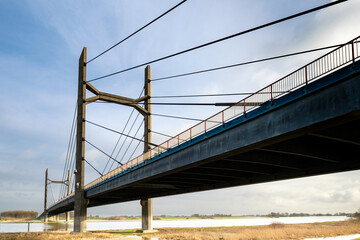 Molenbrug over de IJssel bij Kampen, Overijssel Province, The Netherlands