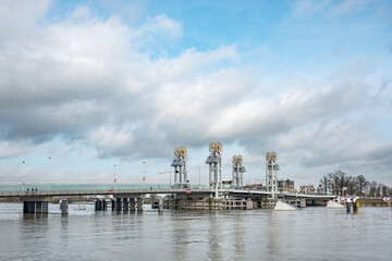 Stadsbrug in Kampen, Overijssel province, The Netherlands