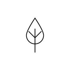 tree icon, nature vector, environment illustration