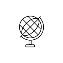 world icon, earth vector, globe illustration