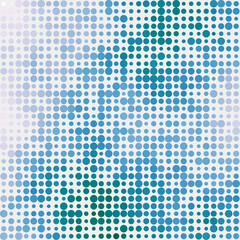 Color Pixels Cloud Abstract Computational Generative Art background illustration