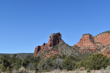 Fototapeta na wymiar Bell Rock Trailhead in Sedona Arizona