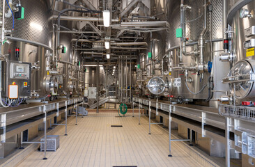 Industrial wine making equipment