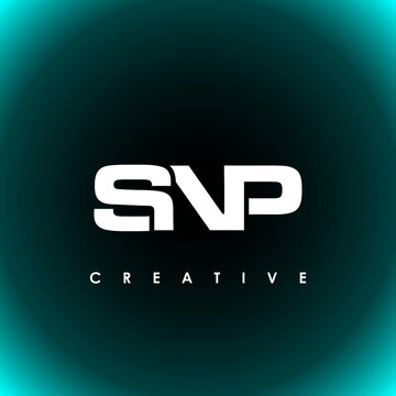 SNP Letter Initial Logo Design Template Vector Illustration