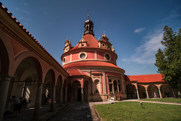 Fototapeta na wymiar Jindrichuv hradec castle and surroundings