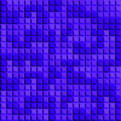 Blue geometric background. Mosaic tiles. Vector illustration.