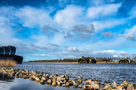 Balgstuw Ramspol, Flevoland Province, The Netherlands