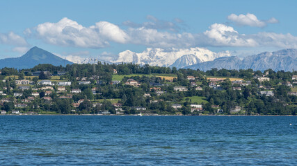 Le Mont Blanc Depuis Chambésy, Genève