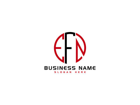 Creative EFN Logo Letter Vector Image Design For Business