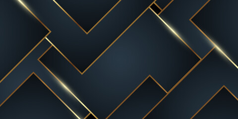 Square shape black background with gold sparkling light