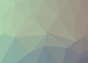 Abstract color Low-Polygones Generative Art background illustration