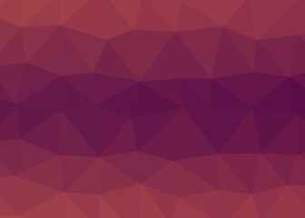 Abstract color Low-Polygones Generative Art background illustration