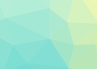 Abstract color Low-Polygones Generative Art background illustration