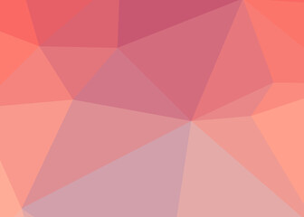 Abstract color Low-Polygones Generative Art background illustration