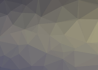 Fototapeta premium Abstract color Low-Polygones Generative Art background illustration