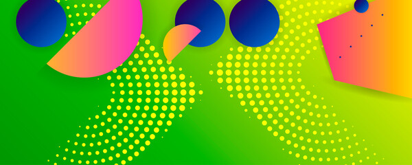 Abstract Art Lines Bright color design backgrounds template summer juicy background with geometric elements