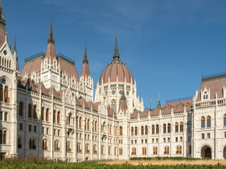 Fototapeta na wymiar View of Budapest parliament in Budapest, Hungary