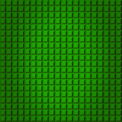 Green geometric background. Mosaic tiles pattern. Vector illustration.