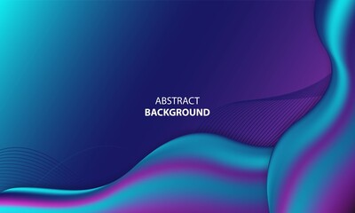 Abstract neon color wave background with light effect
