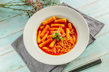 Korean Stir-fried Rice Cake, 'Tteokbokki'
